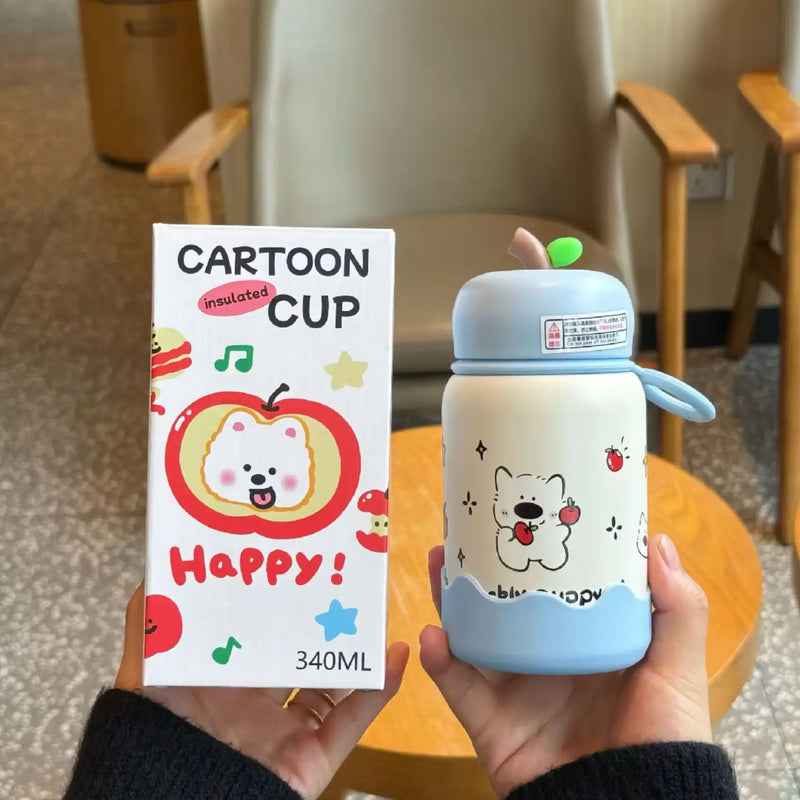 Hello Puppy Fruit Insulated Stainless Steel Water Bottle