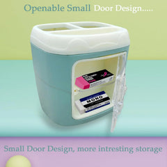 Kawaii Aesthetic Desktop Organizer with DIY Sticker Sheet