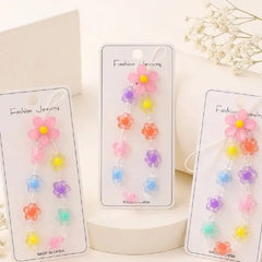 Pastel Daisy Beaded Charm