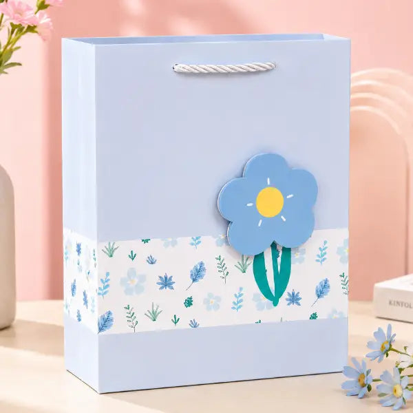 Pastel Floral Paper Gift Bag