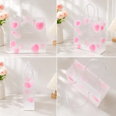 Valentine Heart Transparent PVC Gift Bag