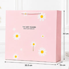 Premium Daisy Flower Gift Paper Bag