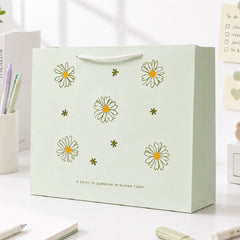 Premium Daisy Flower Gift Paper Bag