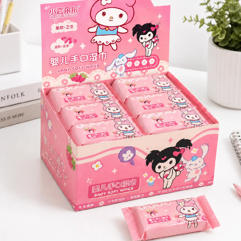 My Melody Wet Wipes - Mini Packet