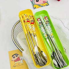 Shin-chan Cutlery Set