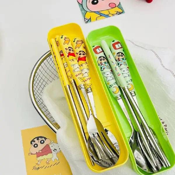 Shin-chan Cutlery Set