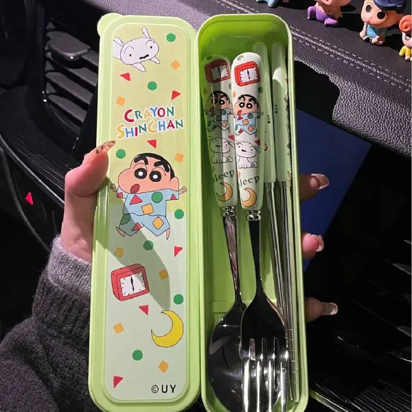 Shin-chan Cutlery Set