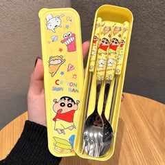 Shin-chan Cutlery Set