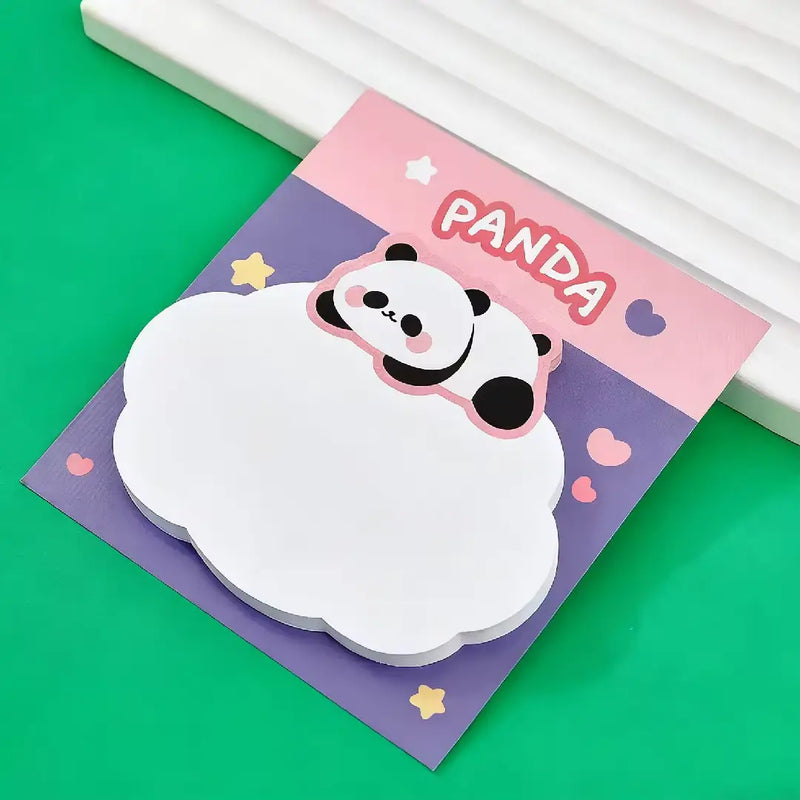 Panda Series Cartoon Mini Sticky Notes - 30 Sheets
