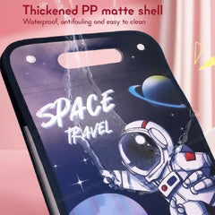 Kawaii Blue Astronaut File Folder with Handle Storage