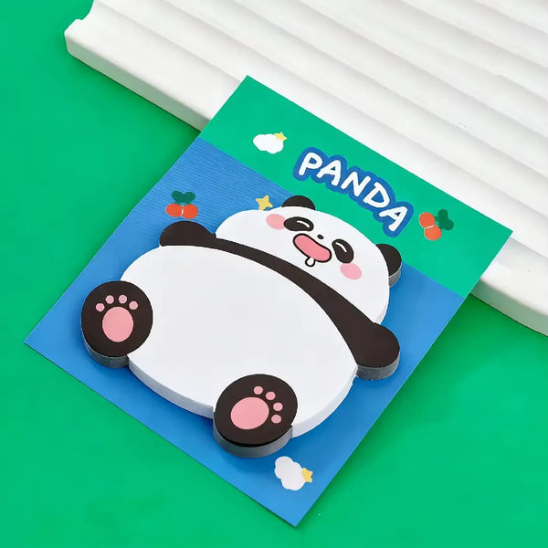 Panda Series Cartoon Mini Sticky Notes - 30 Sheets