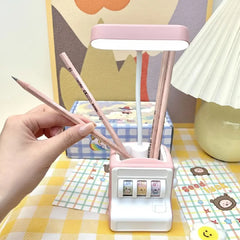 Lucky Lottery LED Desk Lamp With Pen Holder Organizer