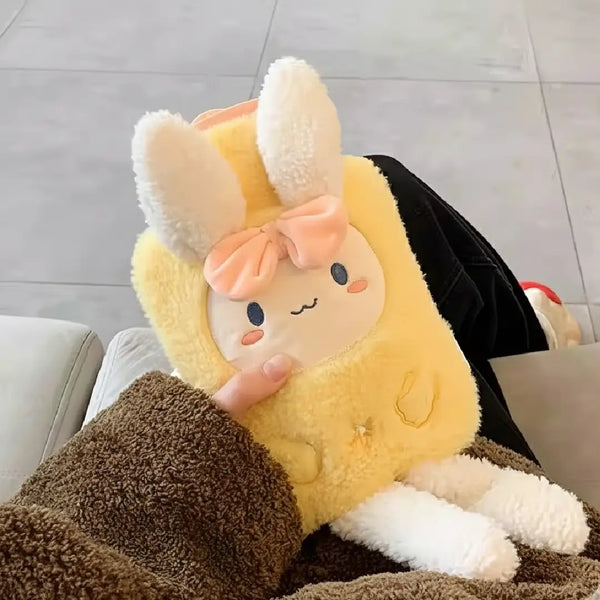 Cute Rabbit Soft Plush Comfort Hot Water Bag