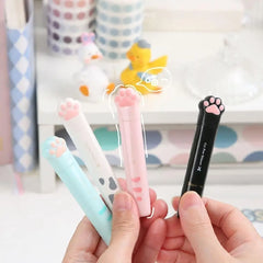 Kawaii Cat Paw Portable Scissors - Aesthetic Desktop Stationery