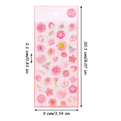 Kawaii Blossom Deco Single Sheet Stickers