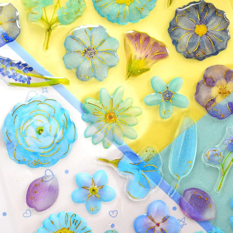 Kawaii Blossom Deco Single Sheet Stickers