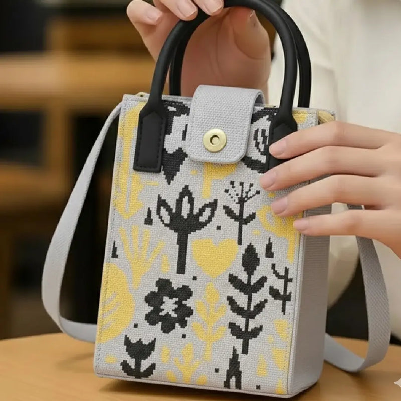 Artisan Embroidered Style - Mini Crossbody Bag
