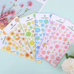 Kawaii Blossom Deco Single Sheet Stickers