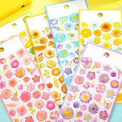 Kawaii Blossom Deco Single Sheet Stickers