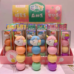 Cute Unicorn Detachable Highlighters with Mini Colors
