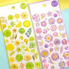 Kawaii Blossom Deco Single Sheet Stickers