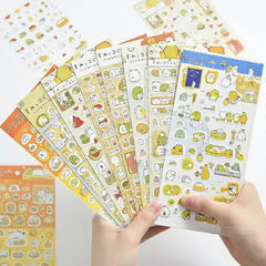 Sumikko Gurashi Cute Character Sticker Sheet – 1PC Kawaii Deco Sticker