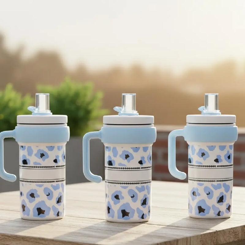 Leopard Print Stainless Steel Tumbler – Blue Chic Design