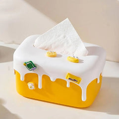 Cute Ice Cream Style Decorative Silicon Tissue Box