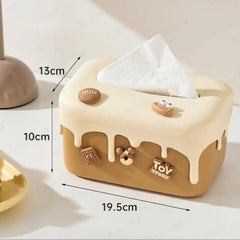 Cute Ice Cream Style Decorative Silicon Tissue Box
