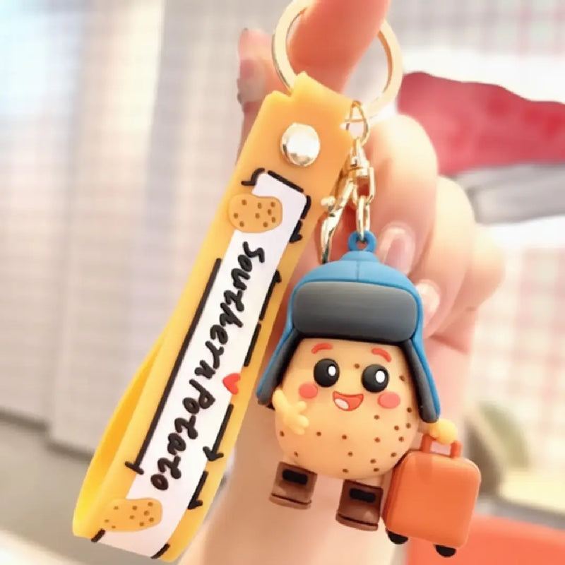 Travelling Potato Figured Keychain Pair Collection