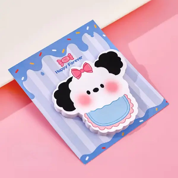 Cute Kawaii Mini Puppy Memo Pads -30 Sheets Sticky Notes