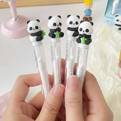 Giant Panda Retractable Pen Style Eraser – 3D Bamboo Panda Design