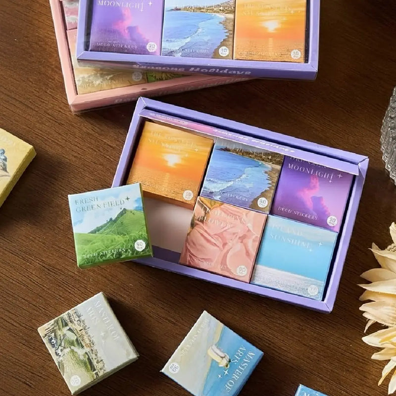 Aesthetic Art Stickers – Romantic & Seasonal | Master of Arts