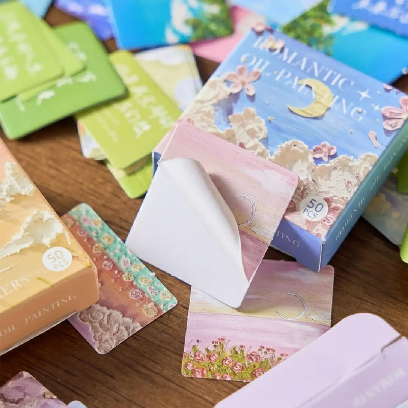 Aesthetic Art Stickers – Romantic & Seasonal | Master of Arts