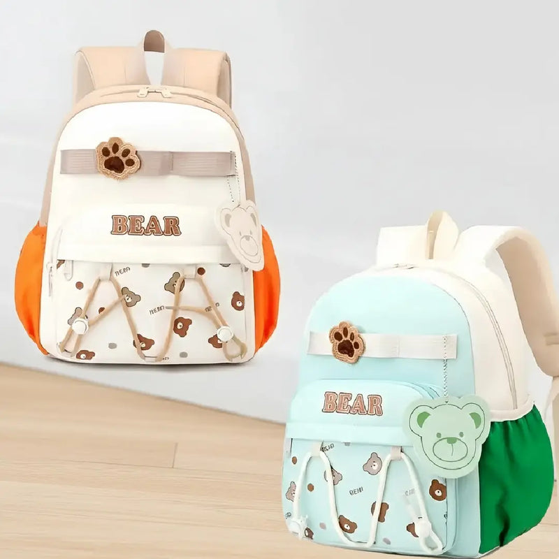 Cute Teddy Theme Backpack Everyday Use Bag