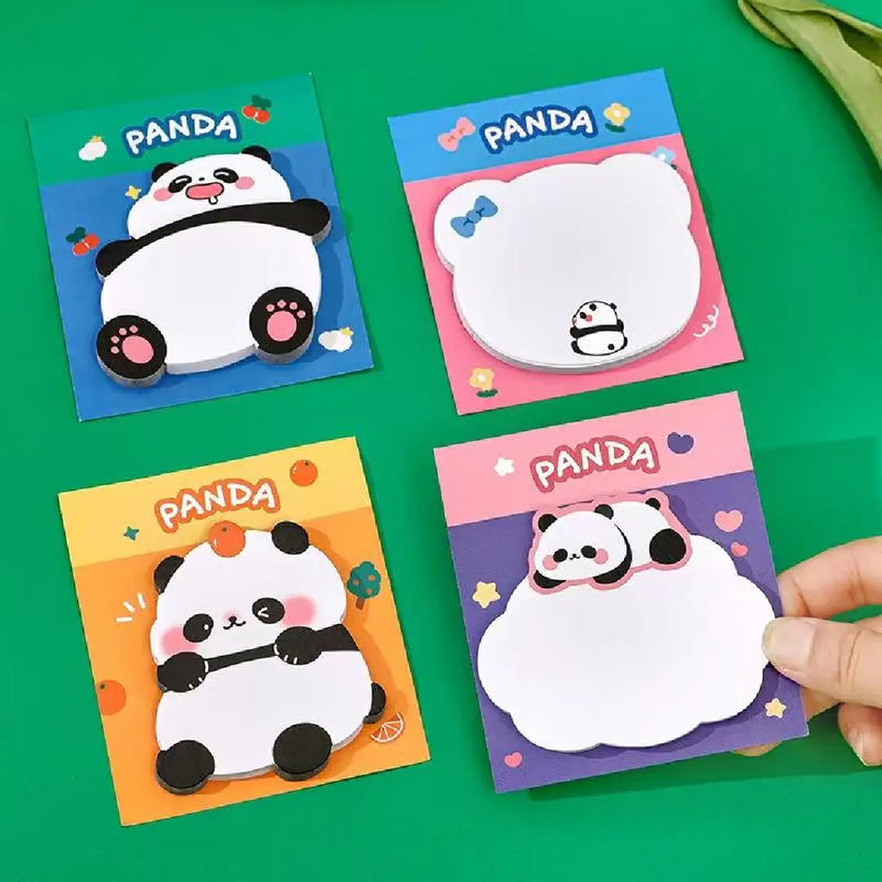 Panda Series Cartoon Mini Sticky Notes - 30 Sheets