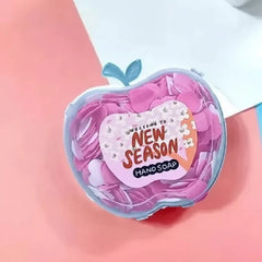Apple Shaped Disposable Scented Mini Soap Sheets