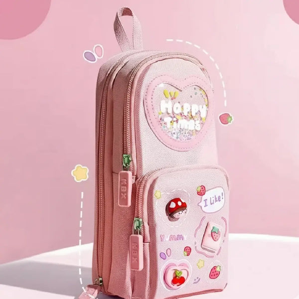 Kawaii Multi-Layer Large Capacity Pencil Case