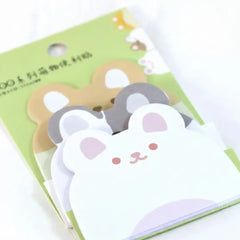 Kawaii Zoo Series Animal Sticky Notes Pastel Style