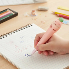 Peach Cat Squishy Gel Pen Cute Desk Accessory
