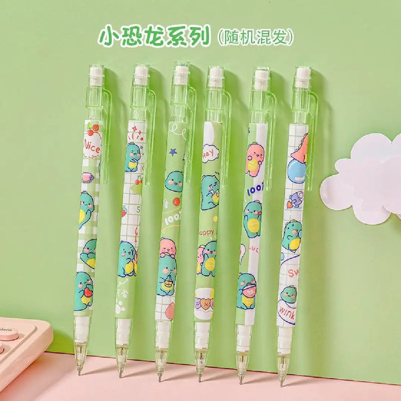 Premium Dinosaur Mechanical Pencils – Smooth Writing 0.5mm Lead