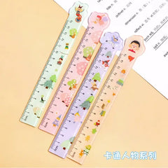 Cute Cartoon Graphics with Durable 15cm Ruler