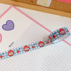 Moo-dy & Cute: Pastel Cartoon Cow Washi Tape