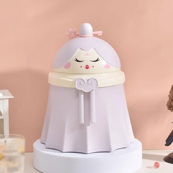 Cute Princess Shaped Trash Can Charming Royal Decor