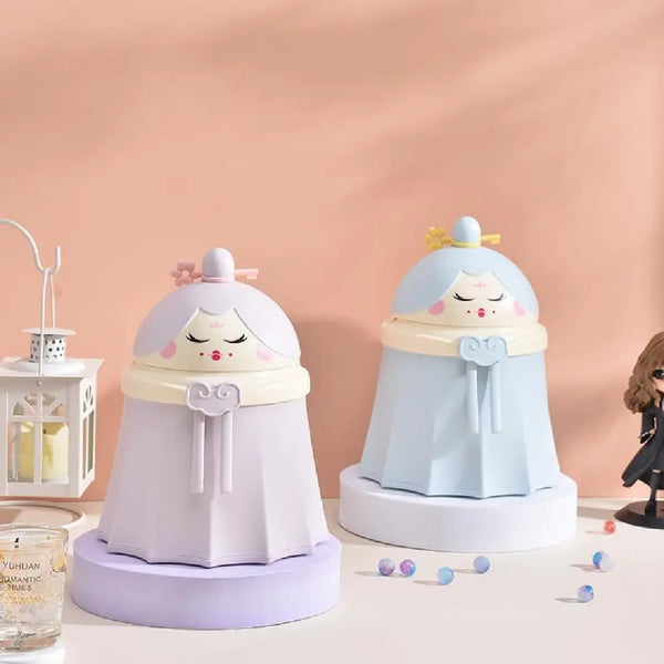 Cute Princess Shaped Trash Can Charming Royal Decor