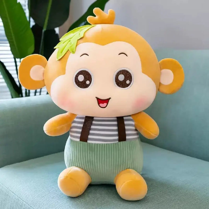 Kawaii Leaf Monkey Plush Toy 35 cm – Soft Cuddly Friend
