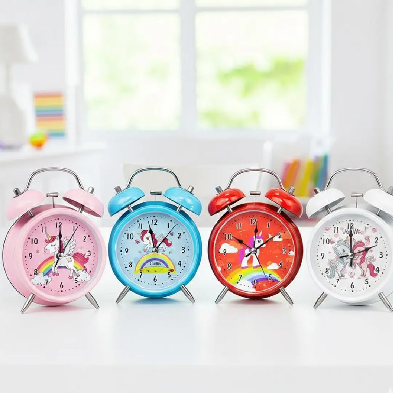 Dreamy Unicorn Retro Twin Bell Alarm Clock