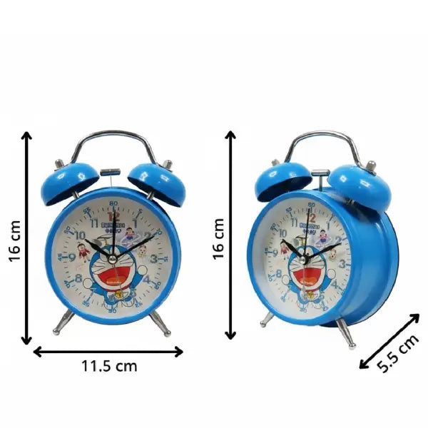 Doraemon Classic Twin Bell Alarm Clock  Desk Decor