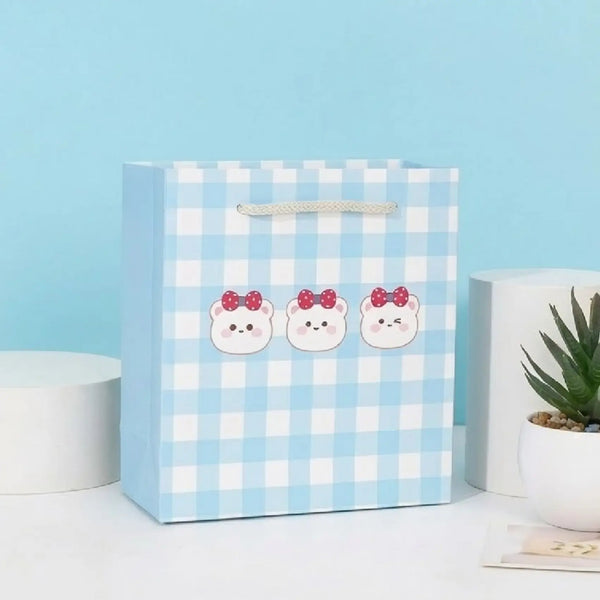 Premium Pastel Bear Series Gift Paper Bags