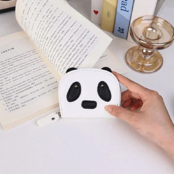 Panda Pattern Slim Daily Wallet for Cards and Folded Currency